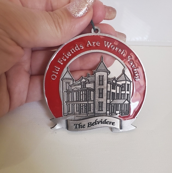 Other - Vintage Belvidere Mansion Souvenir Christmas Ornament